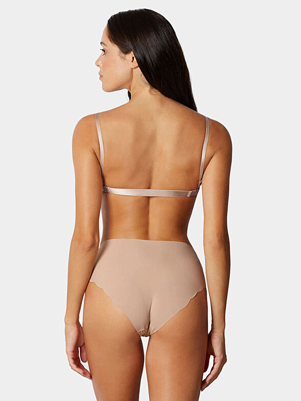 TAGLIO VIVO high-waisted beige briefs - 3