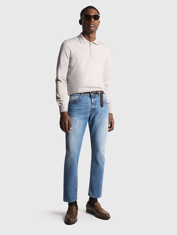 Polo shirt in wool - 2