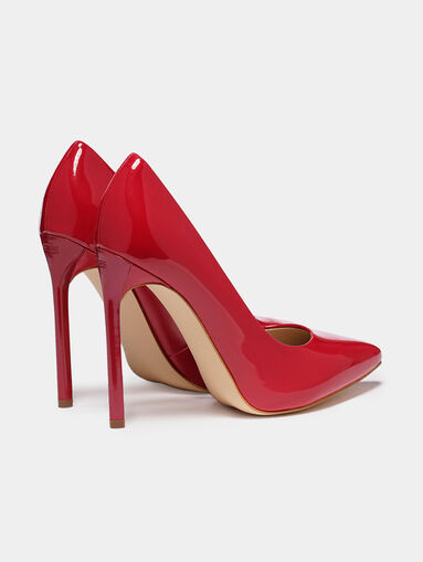 EDMA red patent look pumps - 3