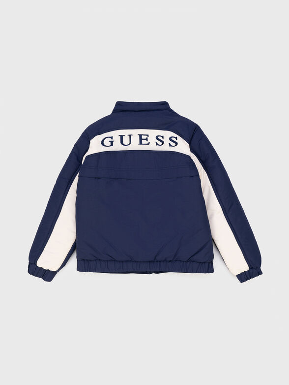 Dark blue jacket with logo on the back - 2