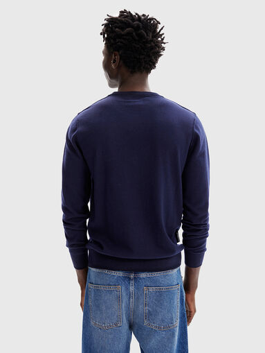 Cotton and cashmire blend sweater - 3