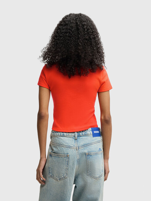 Cropped ribbed T-shirt - 3