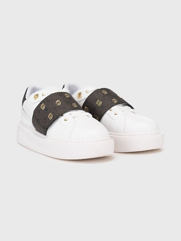 KYLIE 28 white sneakers with contrast details - 2