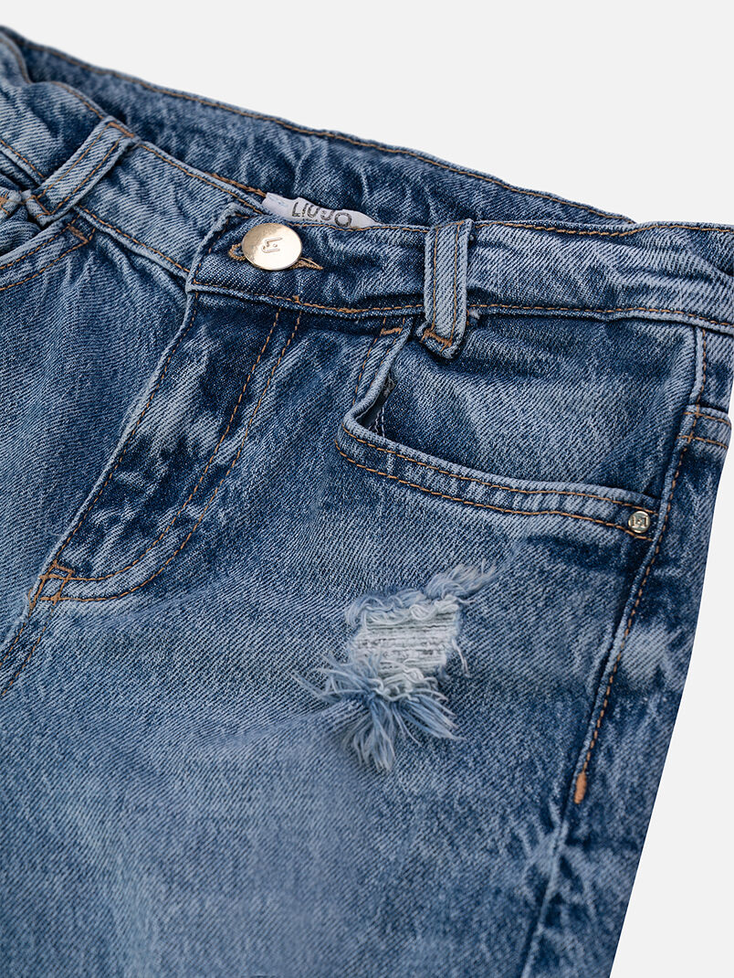 Jeans with distressed effect - 3
