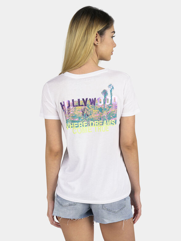 HOLLYWOOD HEELS black T-shirt with print - 2