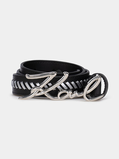 K/Signature Leather belt - 1