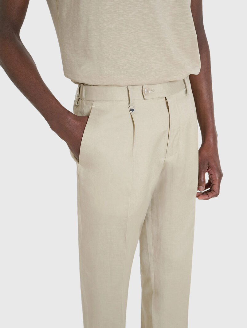 LUIS linen trousers - 3