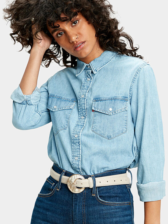 ESSENTIAL WESTERN™ blue denim shirt - 4
