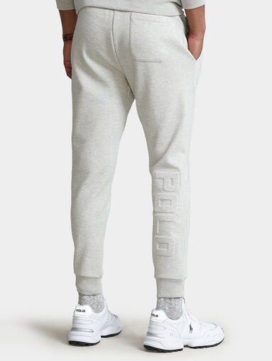 Sports pants with accent logo - 3