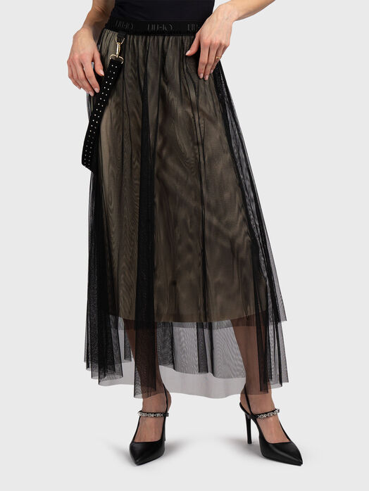 Longline tulle skirt