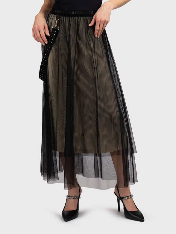 Longline tulle skirt - 1