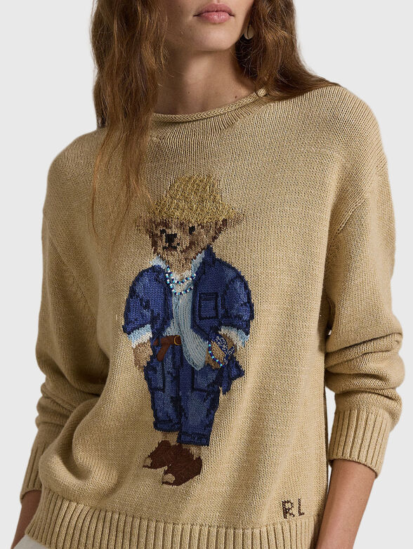 Polo Bear beige pullover - 4