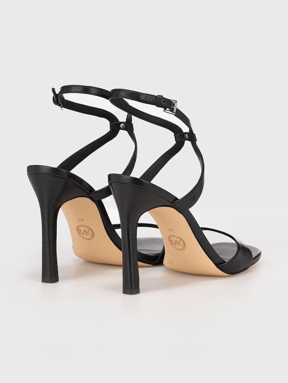AMARA heeled leather sandals - 3