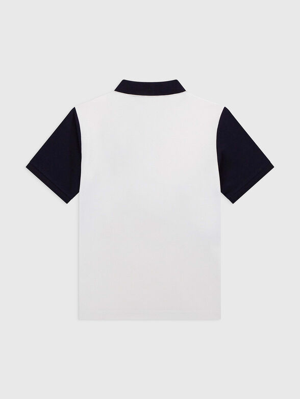 Oversized polo shirt with logo - 2