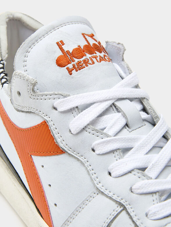 MI BASKET ROW CUT sneakers with contrasting logo - 5