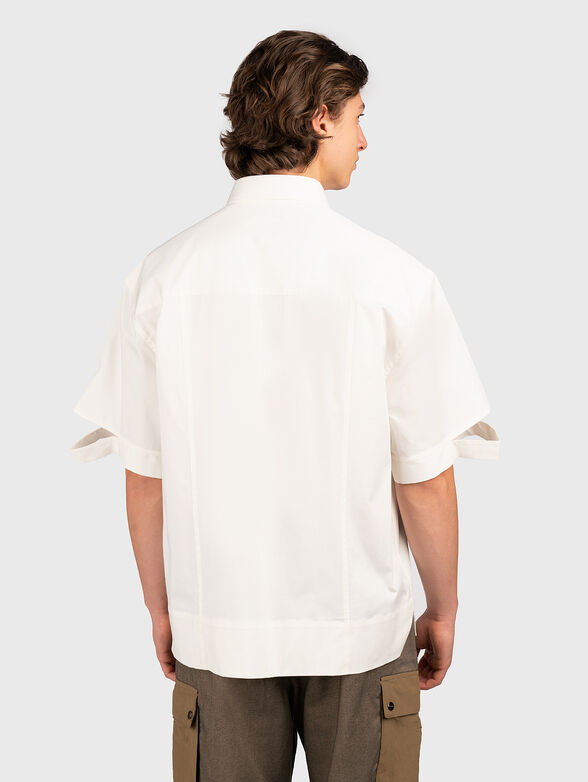 Shirt with accent sleeves - 3