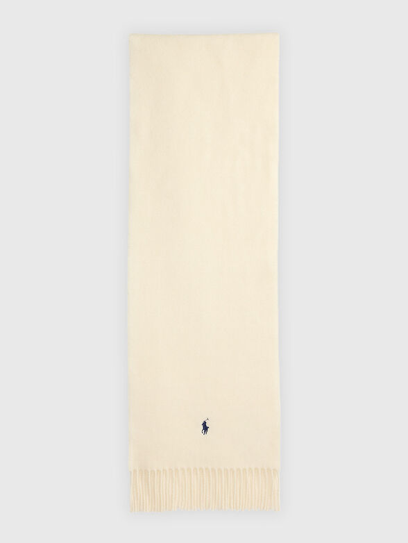 Wool scarf with logo - 2