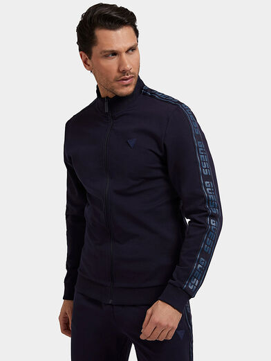 ARLO sweatshirt with zipper and logo accent - 1