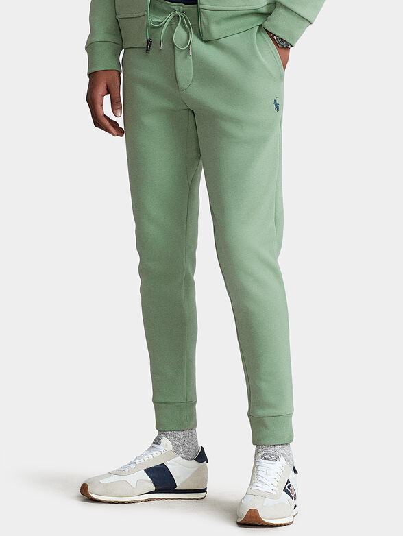 Green sports pants - 1