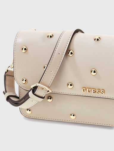 Beige SANDY bag with studs - 4