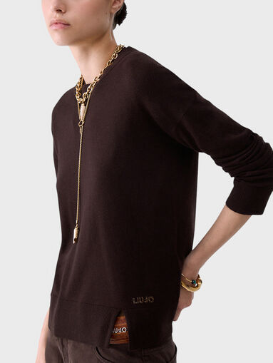 Wool blend sweater - 5