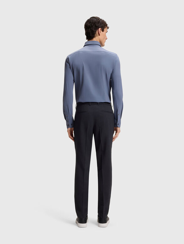 Slim fit wool trousers - 2