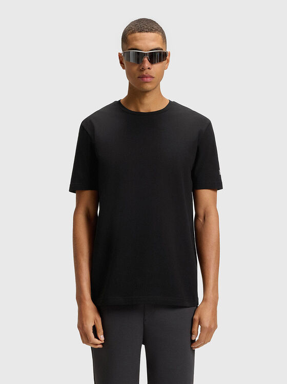 Cotton T-shirt with logo detail - 1