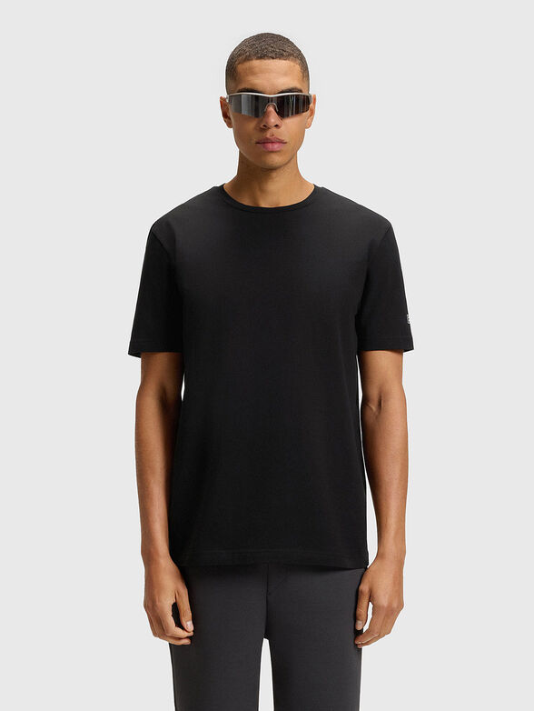 Cotton T-shirt with logo detail - 1