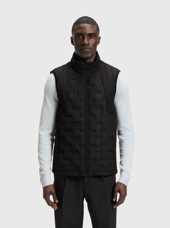 Quilted effect vest - 1
