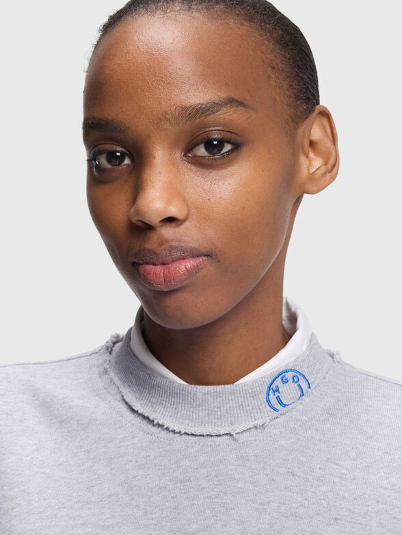 DISMUDGE sweatshirt with accent sleeves - 4