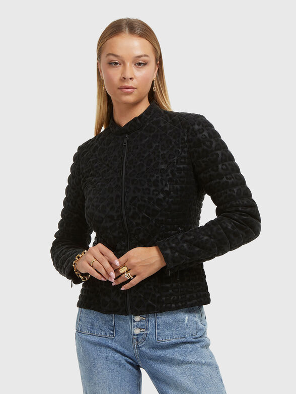 Jacket with quilted effect - 1