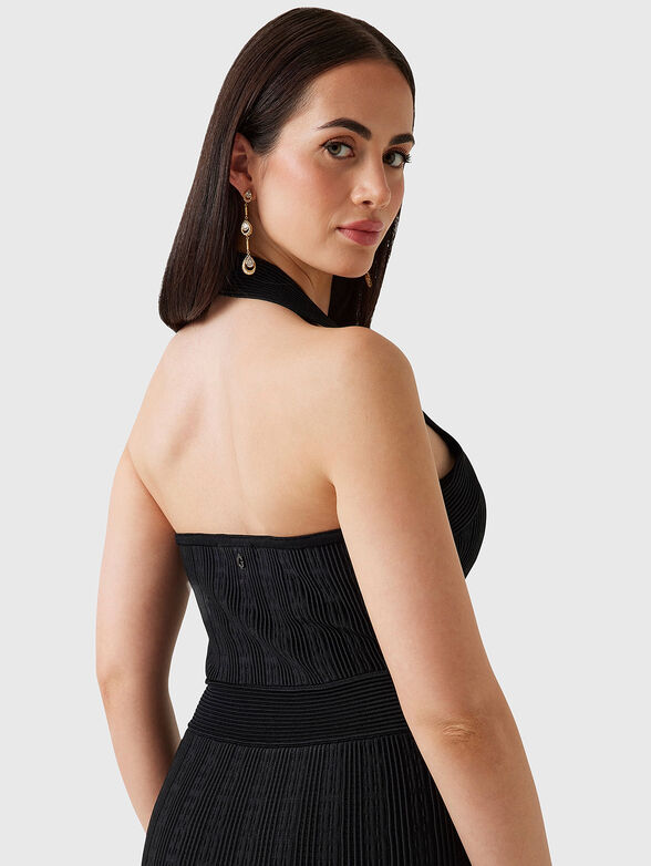 SOFIE halter neck midi dress - 4