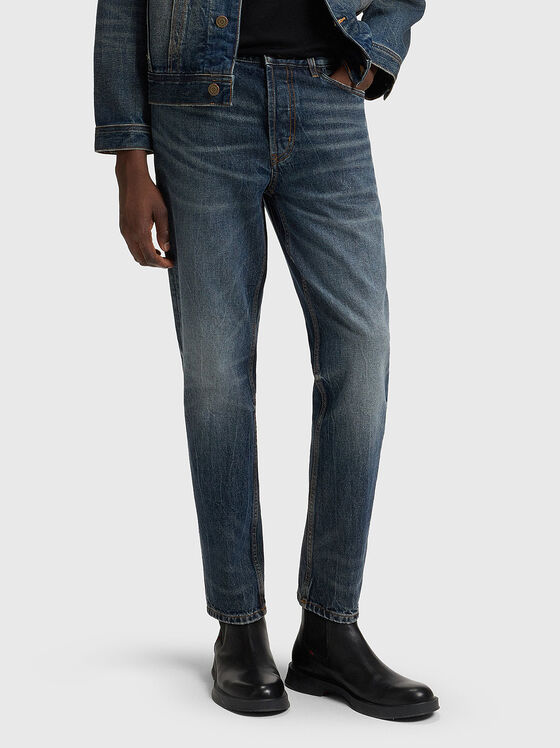 Slim jeans with worn effect - 1