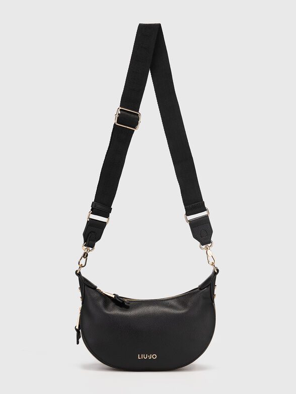 Beige crossbody bag with accent zipper - 2