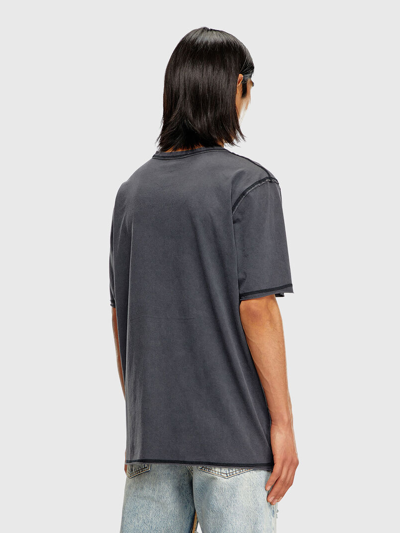 T-RAWJUST T-shirt with accent embroidery - 3