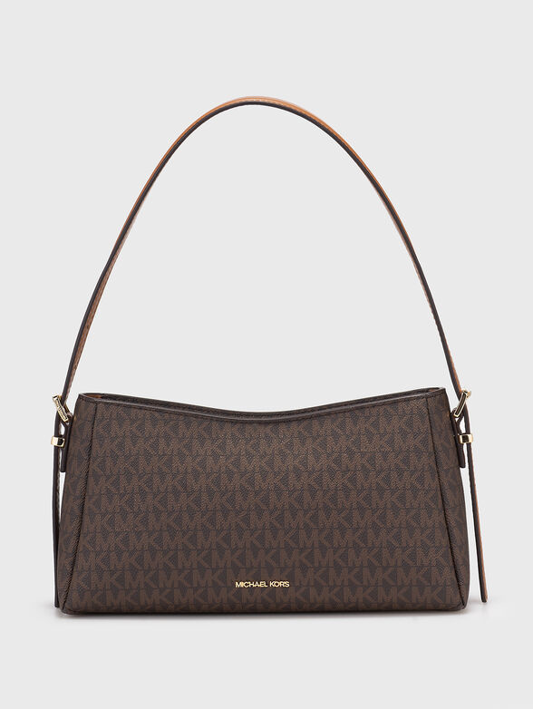 Bag with logo print and gold details - 1