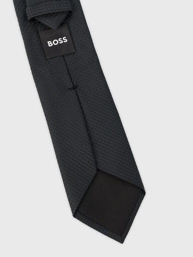 Silk printed tie and handkerchief set - 3