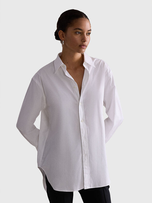 White cotton shirt  - 1