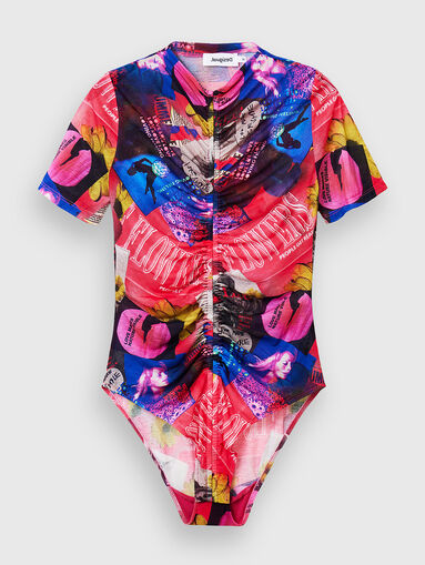 LOUISE bodysuit with ruched detail - 5