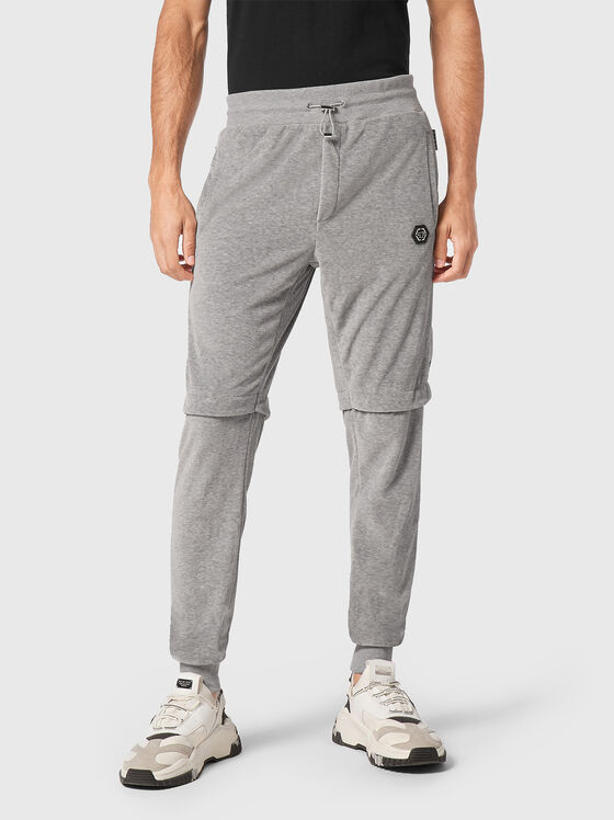 Спортен панталон с акцентни копчета - 1