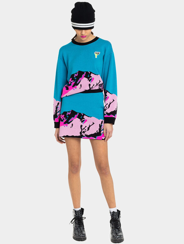 Blue sweater with logo - 2