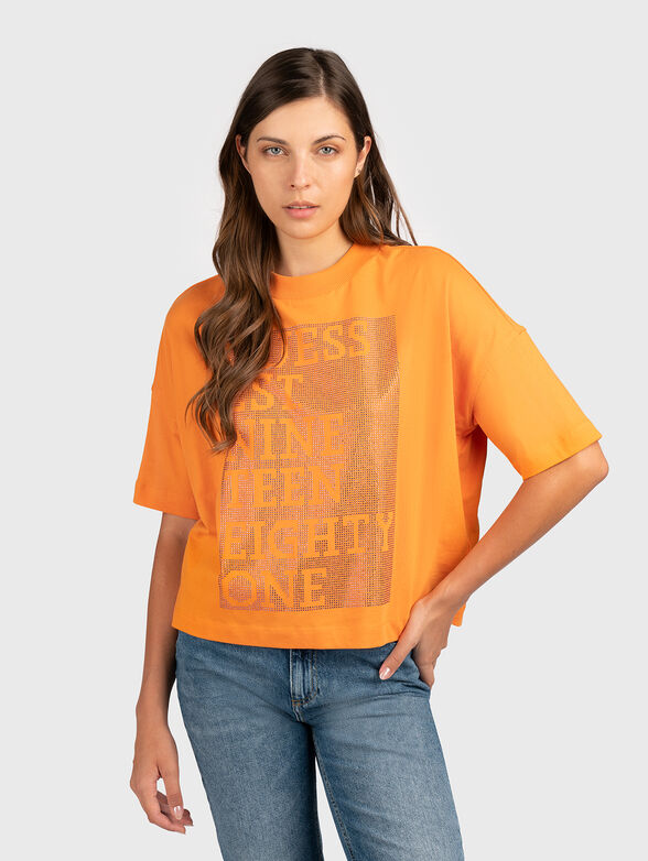 SHINY BOX cotton T-shirt  - 1