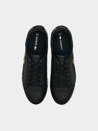 REY LACE 317 Black leather sneakers - 5
