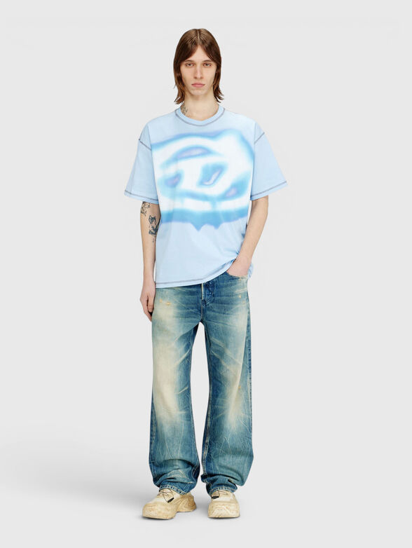 Light blue cotton T-shirt - 2