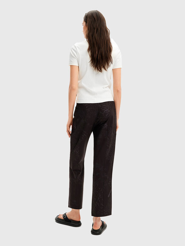 Black pants with print - 2