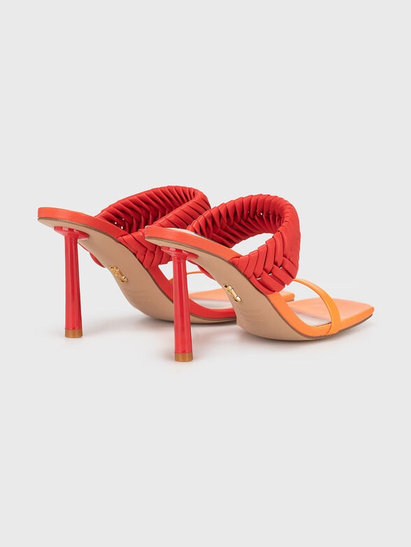 ENAMOR black heeled slippers - 3