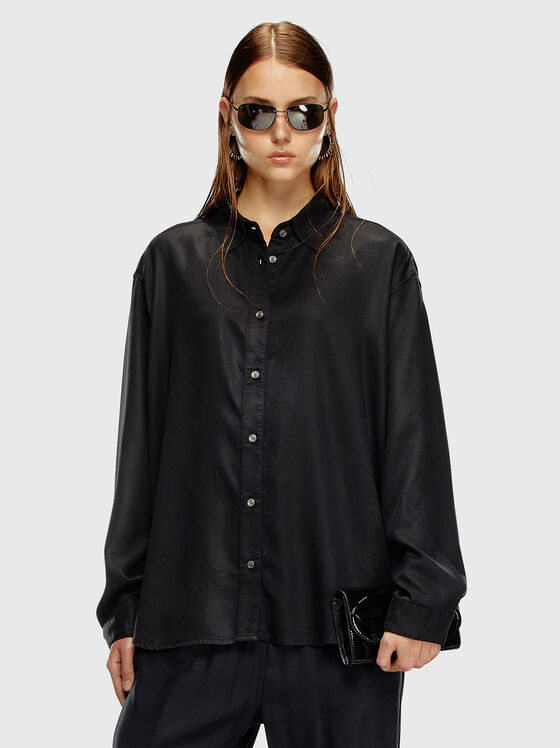 S-SIMPLY-C-WN lyocell shirt  - 1