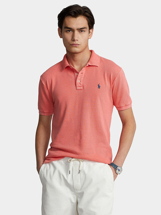 Polo shirt with logo embroidery - 1