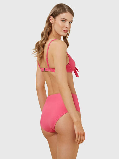 ESSENTIALS bikini top in fuxia color - 4