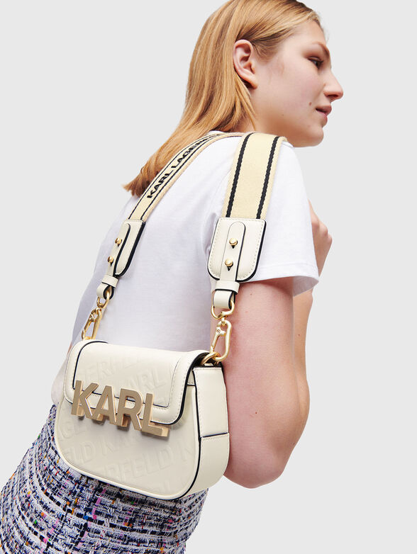 K/LETTERS black bag with logo accent - 2